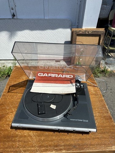 Vtg garrard turntable model - vtg,