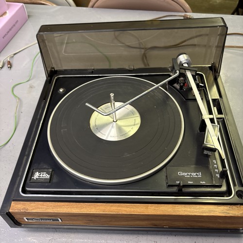 Vtg garrard england model 440m - garrard,