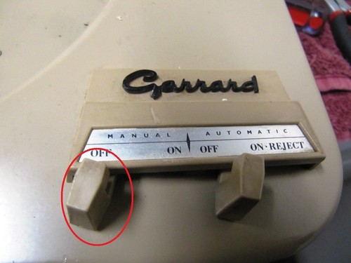 Garrard type rc209 - type, rc210