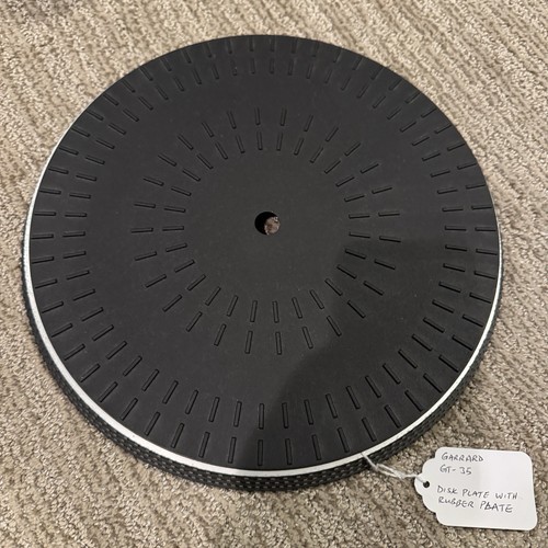 Garrard original platter - garrard, gt-35