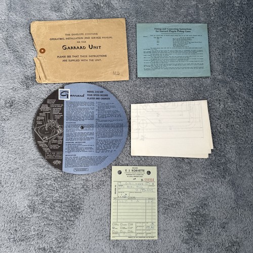 Garrard 210 209 four - garrard,